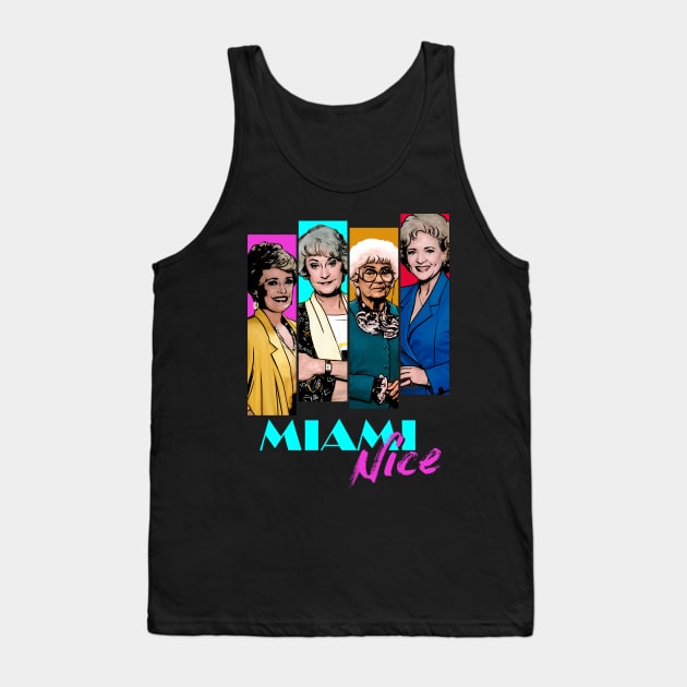 Miami Nice Tank Top by RetroFreak